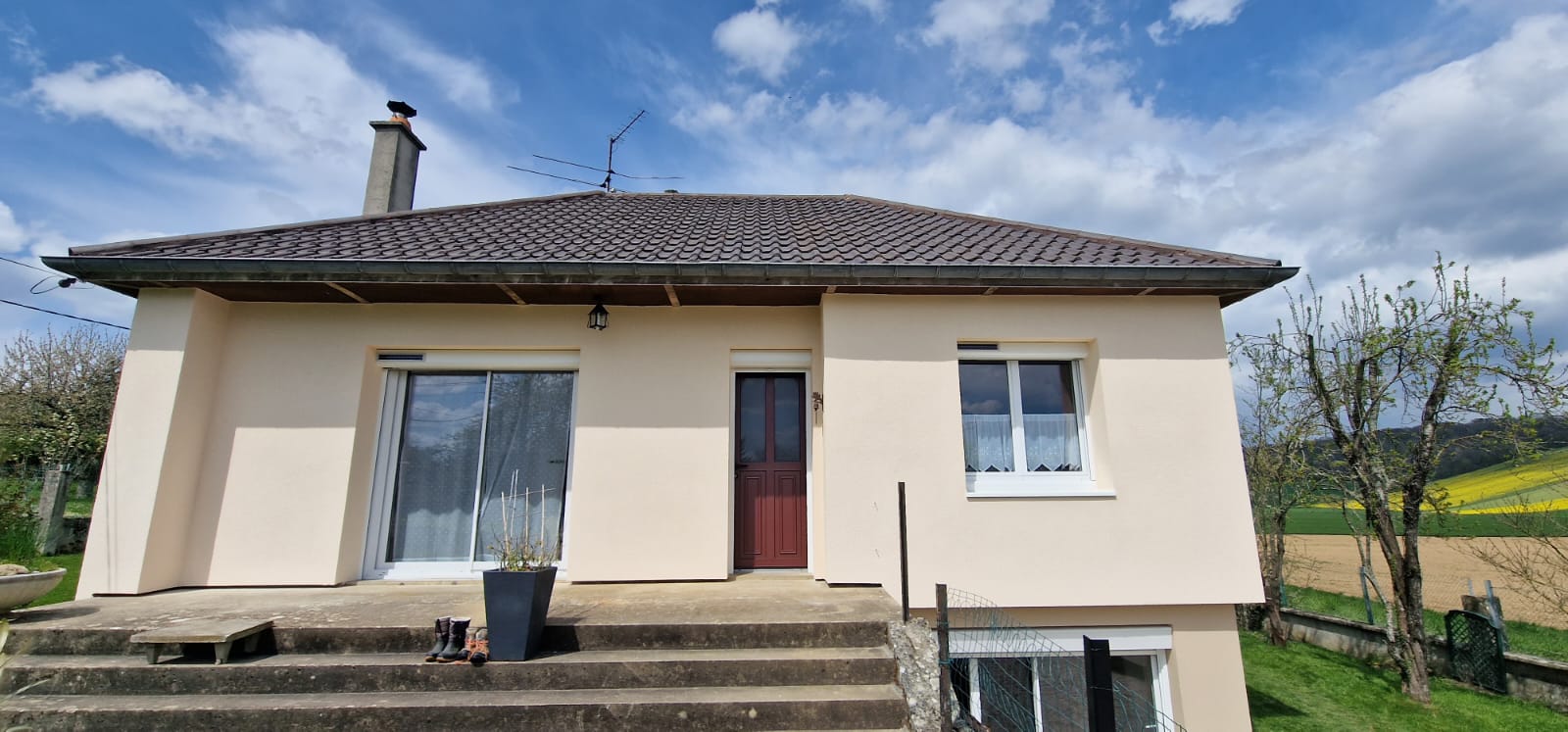 Isolation des murs par l’extérieur à Vosnon