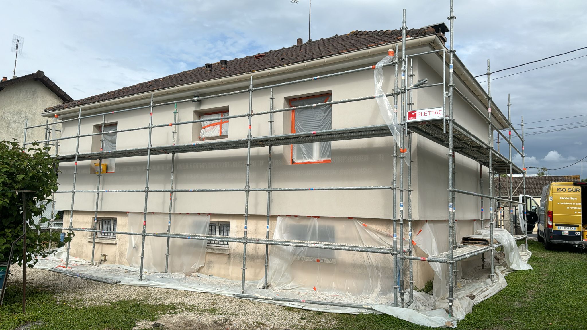 Travaux d'isolation extérieure à Gelannes