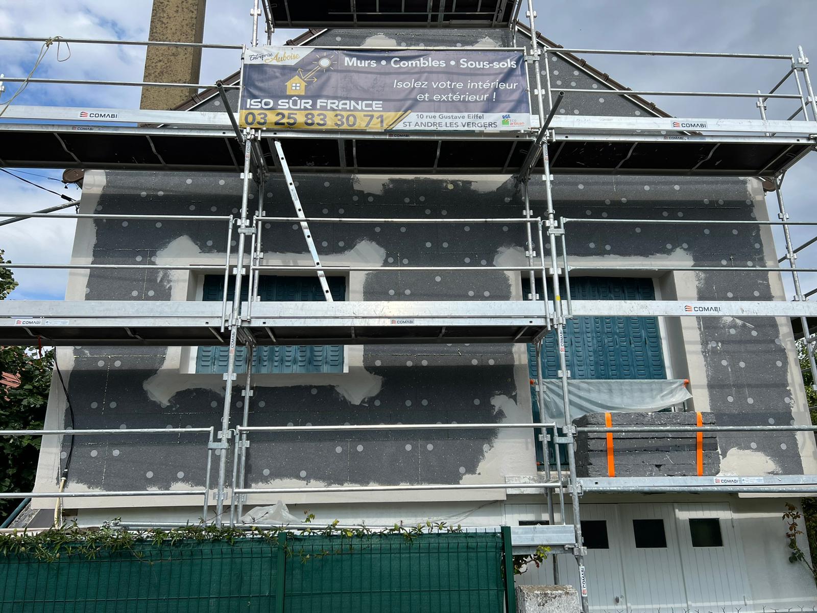Travaux d&rsquo;isolation extérieure à Saint André Les Vergers