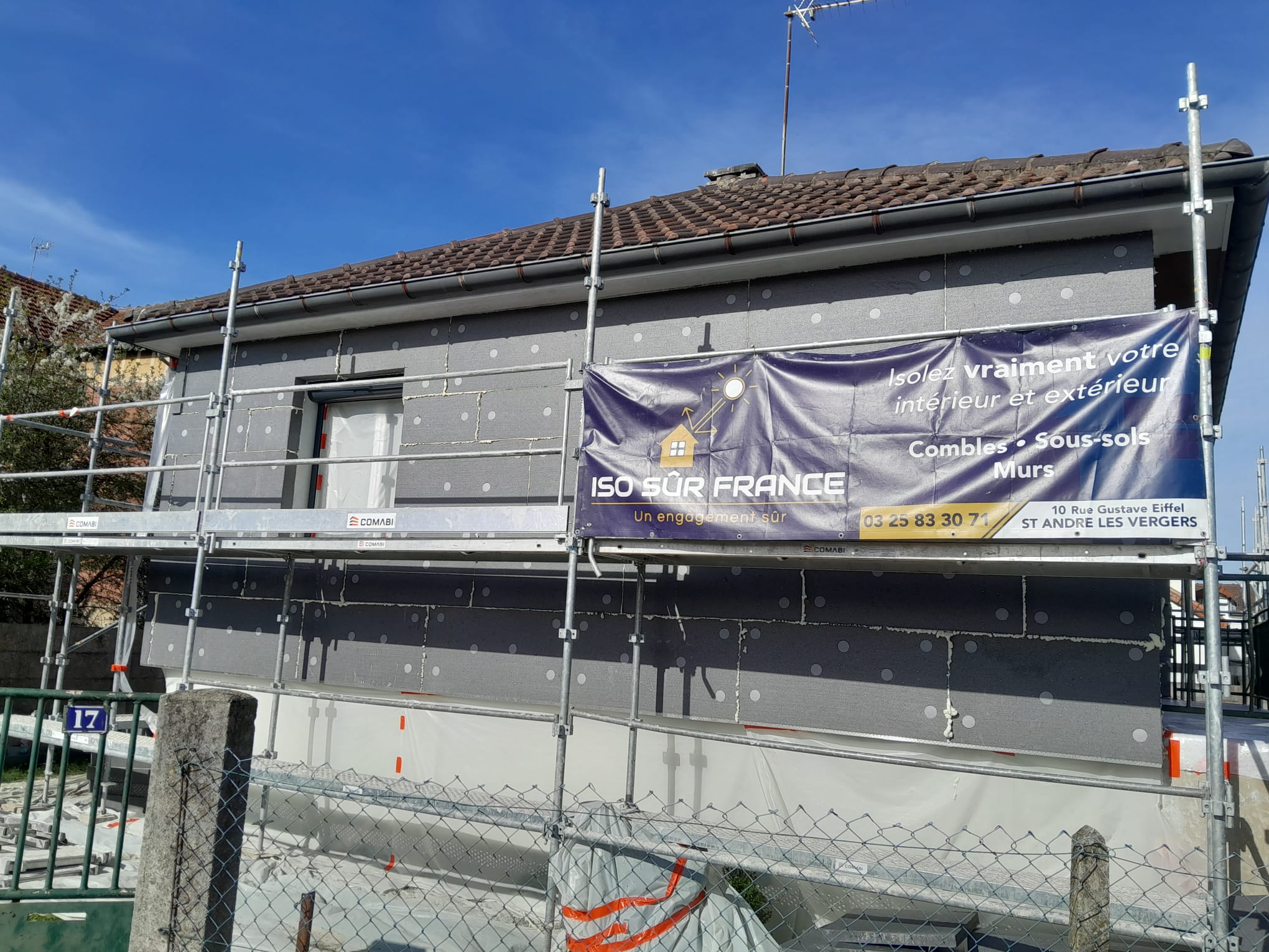 Travaux d’isolation extérieure à Troyes